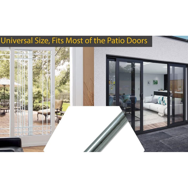 G.A.S. Hardware Snap On Repair Track Cover 1/4" for Sliding Patio Glass